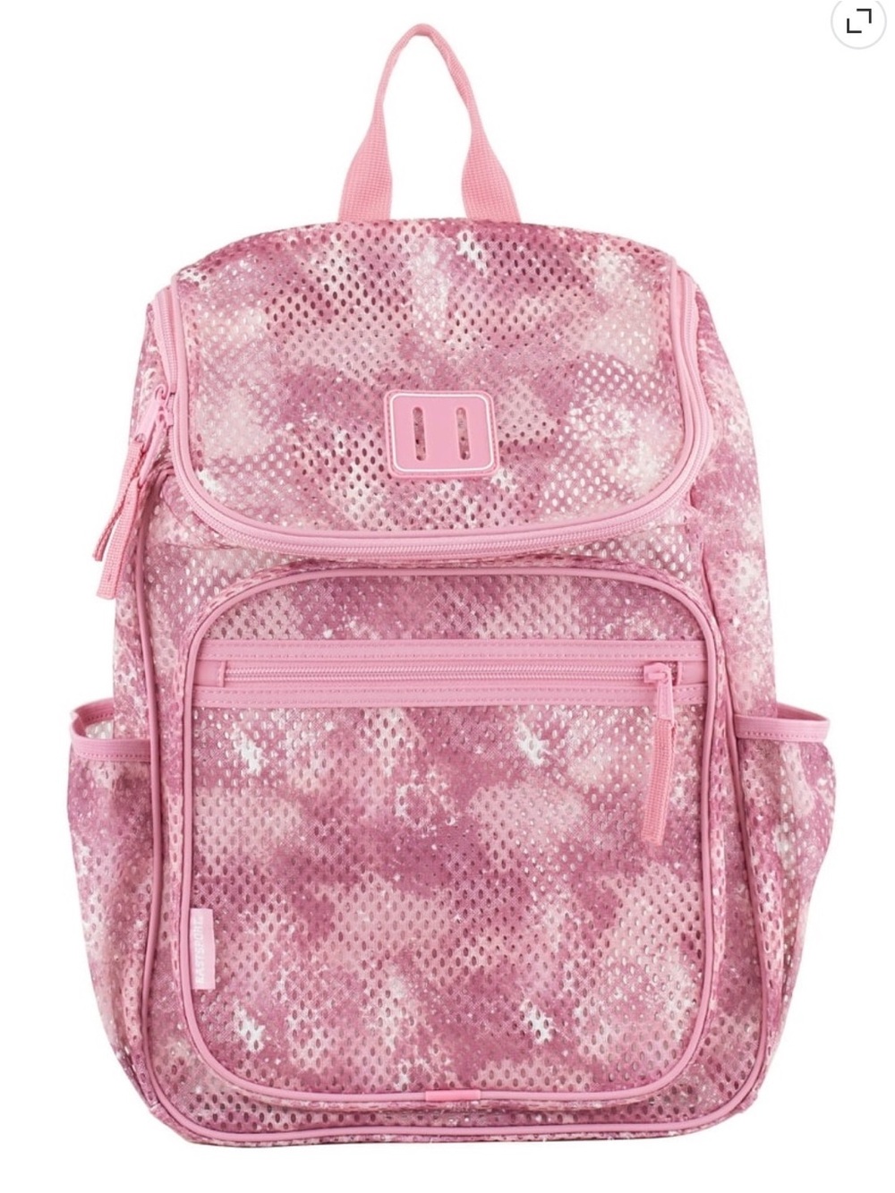 Kids Pink Mesh Backpack
